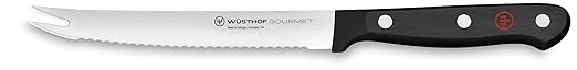 WÜSTHOF Gourmet 5" Tomato Knife, Black