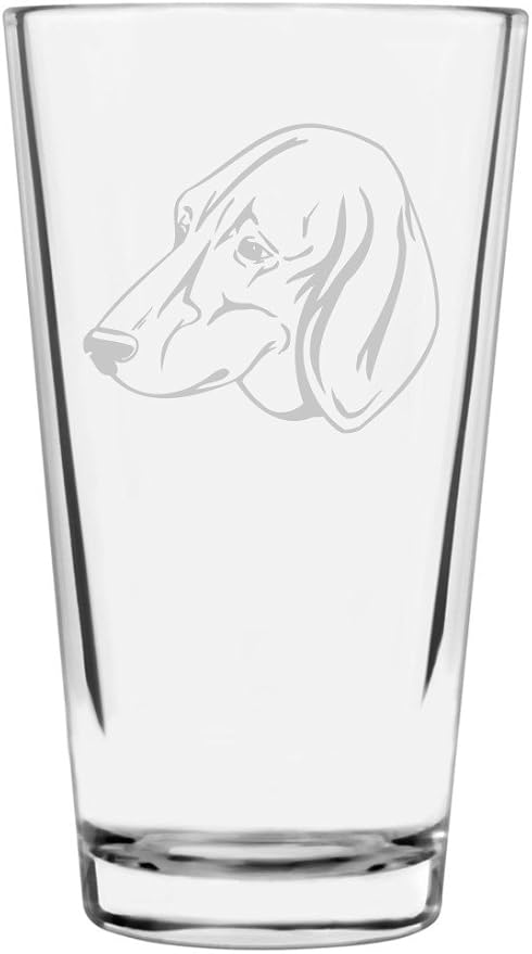 Anglo Francais de Petite Venerie Custom Personalized Dog Themed Etched All Purpose 16oz Pint Glass