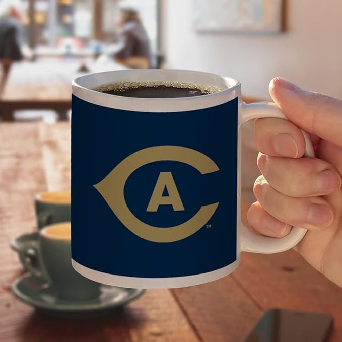 UC Davis Primary Logo Ceramic Coffee Mug, Novelty Gift Mugs for Coffee, Tea and Hot Drinks, 11oz, White