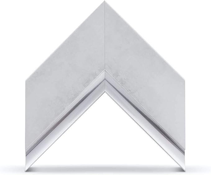 Contemporary Silver 65" Premiere Deco TV Frame - Compatible ONLY with Samsung The Frame TV and Pro TVs (Fits 2021-2025, LS03A, LS03B,LS03C,LS03D,LS03FA,LS03FW)