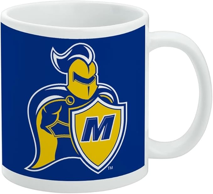 Madonna University Primary Logo Ceramic Coffee Mug, Novelty Gift Mugs for Coffee, Tea and Hot Drinks, 11oz, White