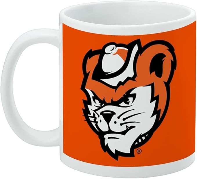 Sam Houston State Bearkats Logo Ceramic Coffee Mug, Novelty Gift Mugs for Coffee, Tea and Hot Drinks, 11oz, White