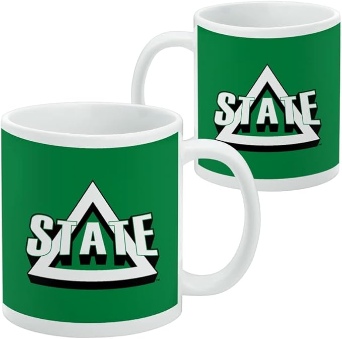 Delta State Primary Logo Ceramic Coffee Mug, Novelty Gift Mugs for Coffee, Tea and Hot Drinks, 11oz, White