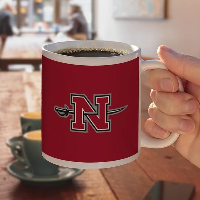 Nicholls State University Primary Logo Ceramic Coffee Mug, Novelty Gift Mugs for Coffee, Tea and Hot Drinks, 11oz, White