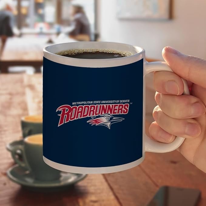 Metro State Primary Logo Ceramic Coffee Mug, Novelty Gift Mugs for Coffee, Tea and Hot Drinks, 11oz, White