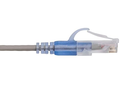 Monoprice Cat6A Ethernet Patch Cable - Snagless RJ45, 550Mhz, 10G, UTP, Pure Bare Copper Wire, 30AWG, 10-Pack, 14 Feet, White - SlimRun Series