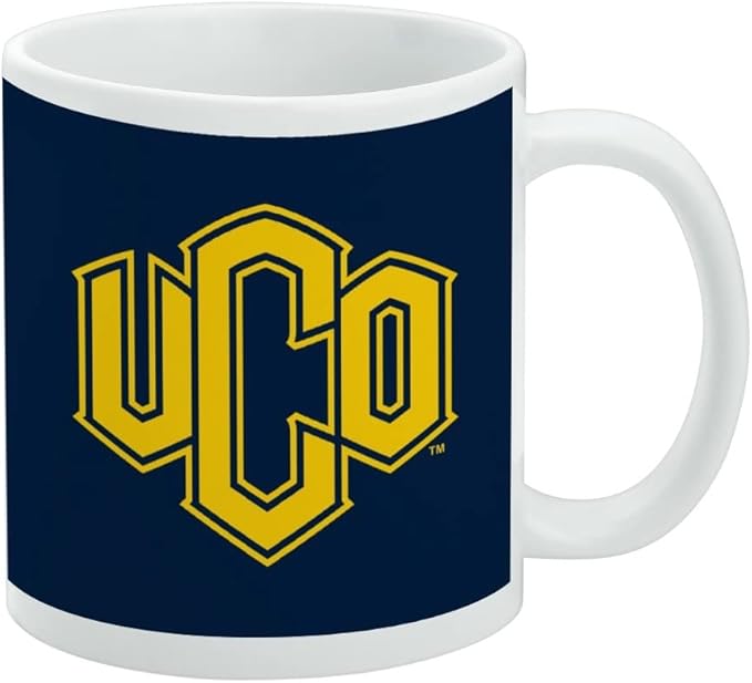 Central Oklahoma Primary Logo Ceramic Coffee Mug, Novelty Gift Mugs for Coffee, Tea and Hot Drinks, 11oz, White