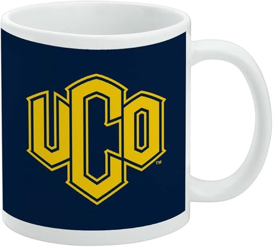 Central Oklahoma Primary Logo Ceramic Coffee Mug, Novelty Gift Mugs for Coffee, Tea and Hot Drinks, 11oz, White