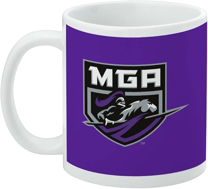 Middle Georgia State University Primary Logo Ceramic Coffee Mug, Novelty Gift Mugs for Coffee, Tea and Hot Drinks, 11oz, White