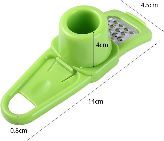 Green Multifunction Ginger Grater Tool Mini Grater Nutmeg Grinder Garlic, Kitchen Manual Fruit Vegetable Nuts Chopper Grinder Garlic Presses Kitchen Utensils and Gadgets, Graters