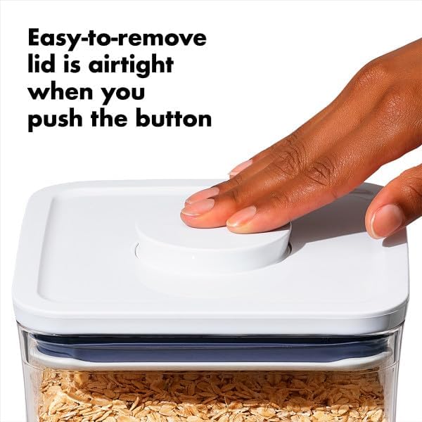 OXO Good Grips POP Container - Rectangle Tall 3.7 Qt, transparent (Pack of 8)