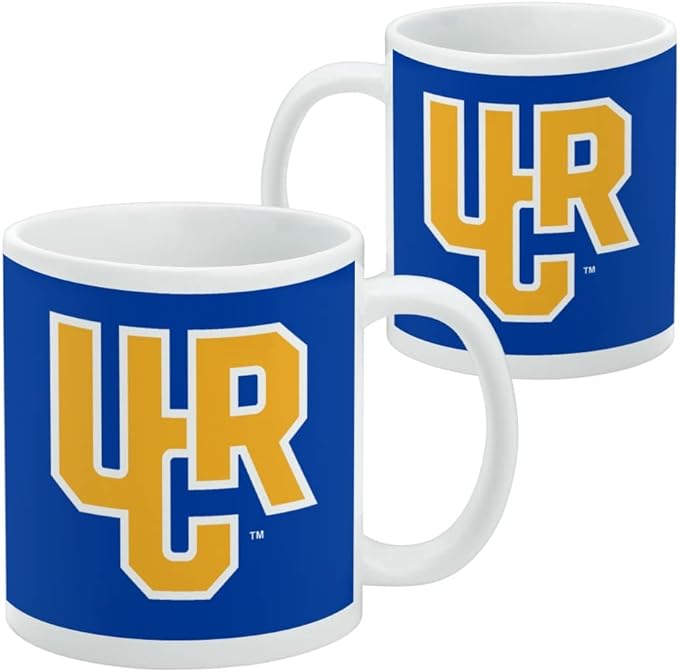 University of California, Riverside Primary Logo Ceramic Coffee Mug, Novelty Gift Mugs for Coffee, Tea and Hot Drinks, 11oz, White