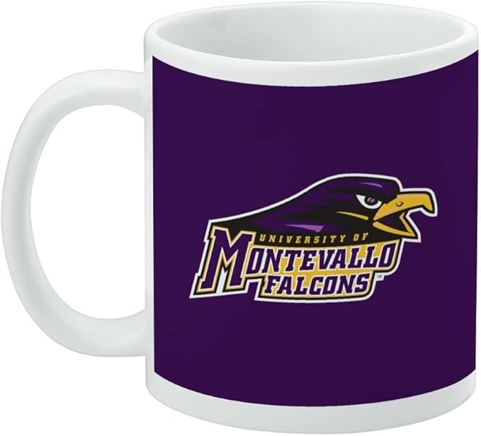 University of Montevallo Primary Logo Ceramic Coffee Mug, Novelty Gift Mugs for Coffee, Tea and Hot Drinks, 11oz, White
