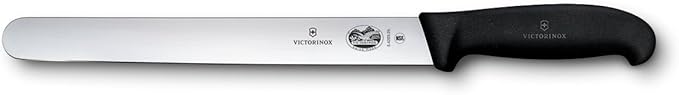 Victorinox Fibrox 10-Inch Slicing Knife with Round Tip and Black Handle