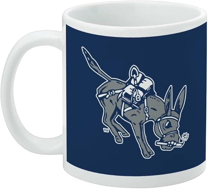 Mines Primary Logo Ceramic Coffee Mug, Novelty Gift Mugs for Coffee, Tea and Hot Drinks, 11oz, White
