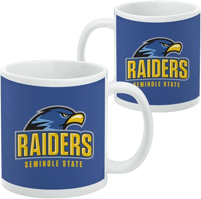 Seminole State College Primary Logo Ceramic Coffee Mug, Novelty Gift Mugs for Coffee, Tea and Hot Drinks, 11oz, White