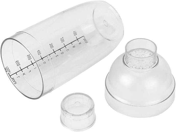 Tyenaza Thickened Manual Hand Shaking Cocktail Shaker with Clear Scale Bar Bartender Tool