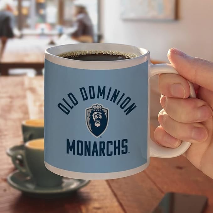 Old Dominion University Official Logo Ceramic Coffee Mug, Novelty Gift Mugs for Coffee, Tea and Hot Drinks, 11oz, White
