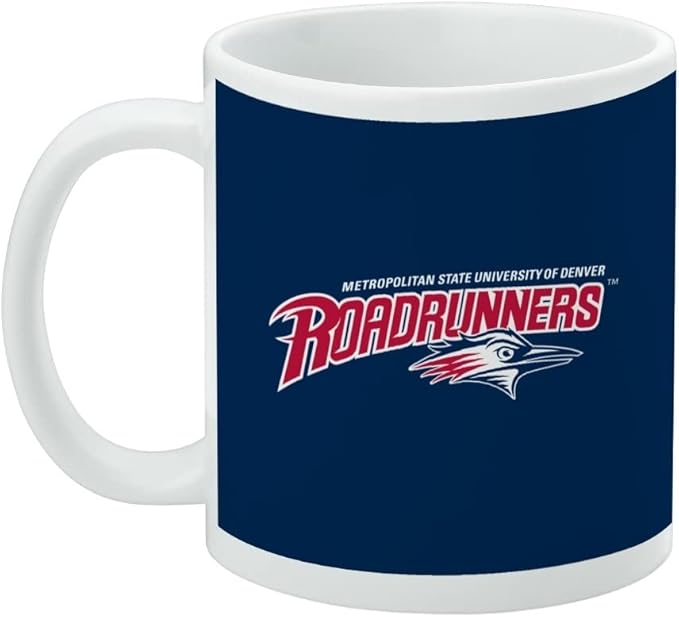 Metro State Primary Logo Ceramic Coffee Mug, Novelty Gift Mugs for Coffee, Tea and Hot Drinks, 11oz, White