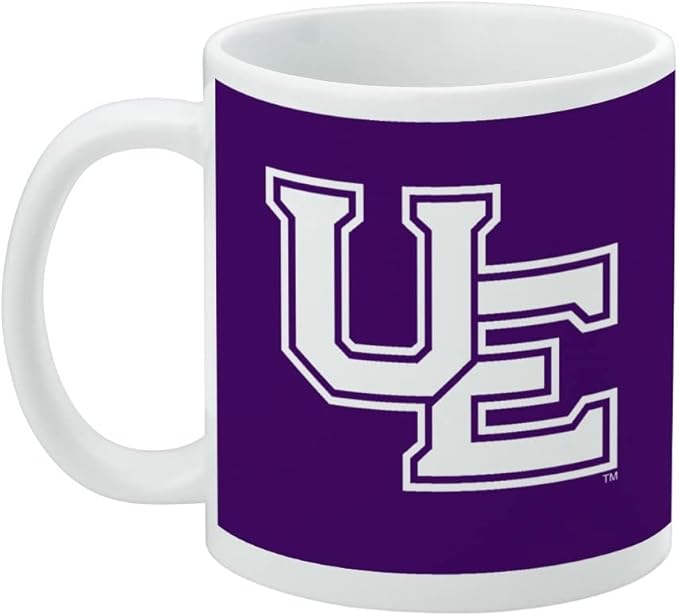 University of Evansville Primary Logo Ceramic Coffee Mug, Novelty Gift Mugs for Coffee, Tea and Hot Drinks, 11oz, White
