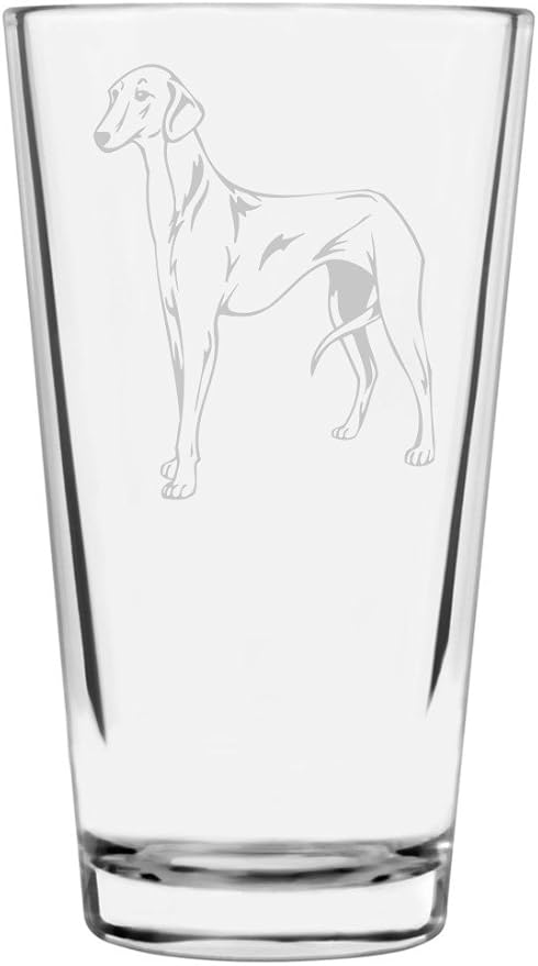 Azawakh Custom Personalized Dog Themed Etched All Purpose 16oz Pint Glass
