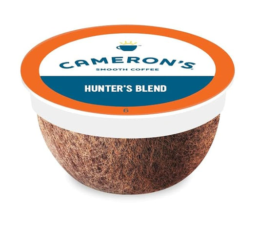 Cameron's Coffee Hunter's Blend Single-Serve Coffee Pods, Medium Roast, 100% Arabica, 72-Count, (Pack of 1)