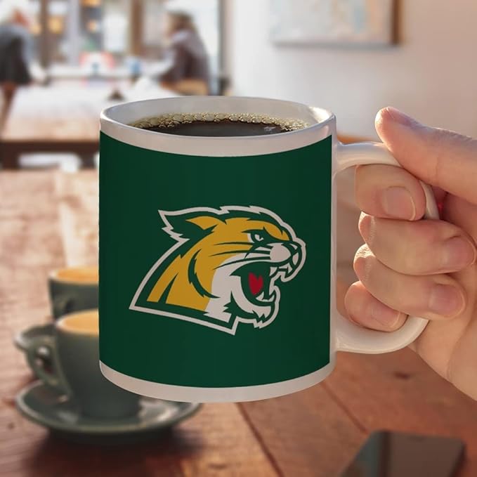 Northern Michigan Primary Logo Ceramic Coffee Mug, Novelty Gift Mugs for Coffee, Tea and Hot Drinks, 11oz, White
