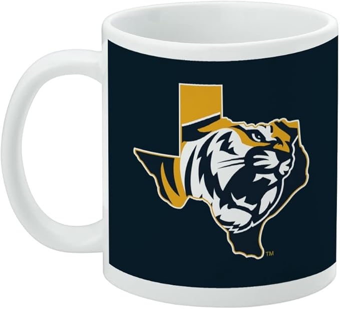 East Texas Baptist University Primary Logo Ceramic Coffee Mug, Novelty Gift Mugs for Coffee, Tea and Hot Drinks, 11oz, White