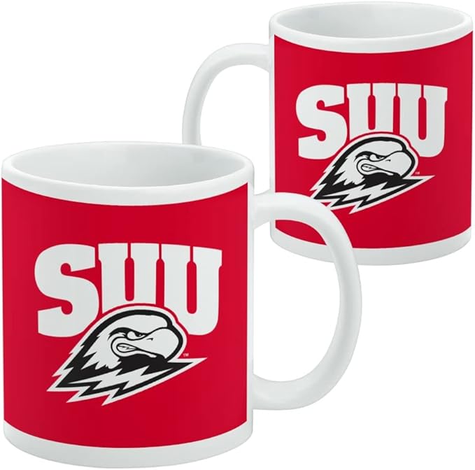 Southern Utah University Primary Logo Ceramic Coffee Mug, Novelty Gift Mugs for Coffee, Tea and Hot Drinks, 11oz, White