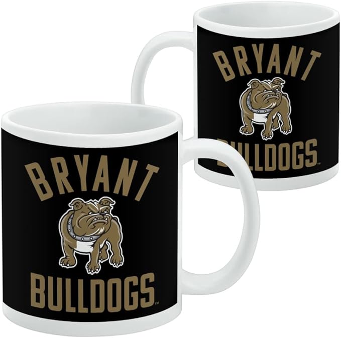 Bryant University Official Logo Ceramic Coffee Mug, Novelty Gift Mugs for Coffee, Tea and Hot Drinks, 11oz, White