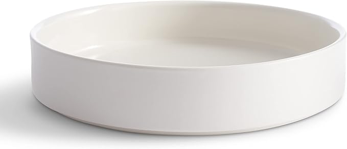 222 Fifth 12 Pieces Porcelain Dinnerware Set for 4, Elegant White Plates and Bowls Sets, Ceramic Dishes, Chip Resistant Kitchen and Dining Dish Set for Everyday Use, Microwave & Dishwasher Safe, Kaden