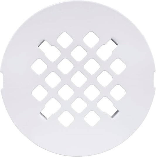 Artiwell 4-1/4” OD Snap-in Shower Drain Cover, Round Shower Drain Strainer Grid, Replacement Cover, Designed for Long-Lasting