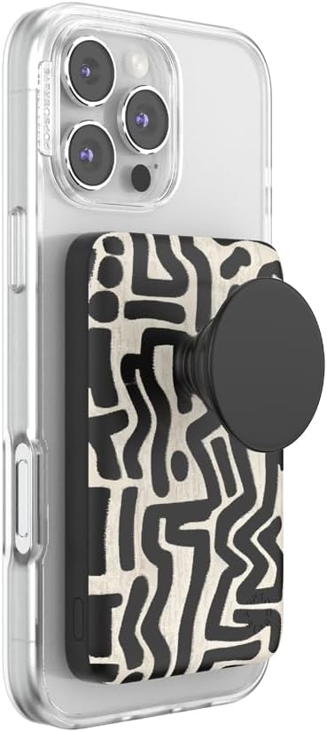 PopSockets PowerPack for MagSafe, Portable Phone Charger, Magnetic Wireless Portable Charger, 5000mAh - Pop n Lock