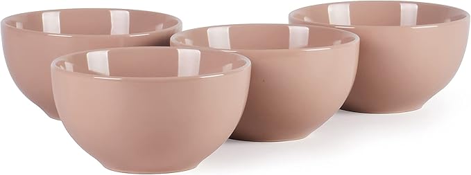 Color Wave Stoneware Dinnerware Set (16pc Set, AutumnBeige)