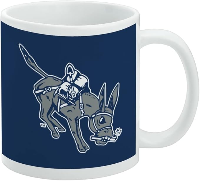 Mines Primary Logo Ceramic Coffee Mug, Novelty Gift Mugs for Coffee, Tea and Hot Drinks, 11oz, White