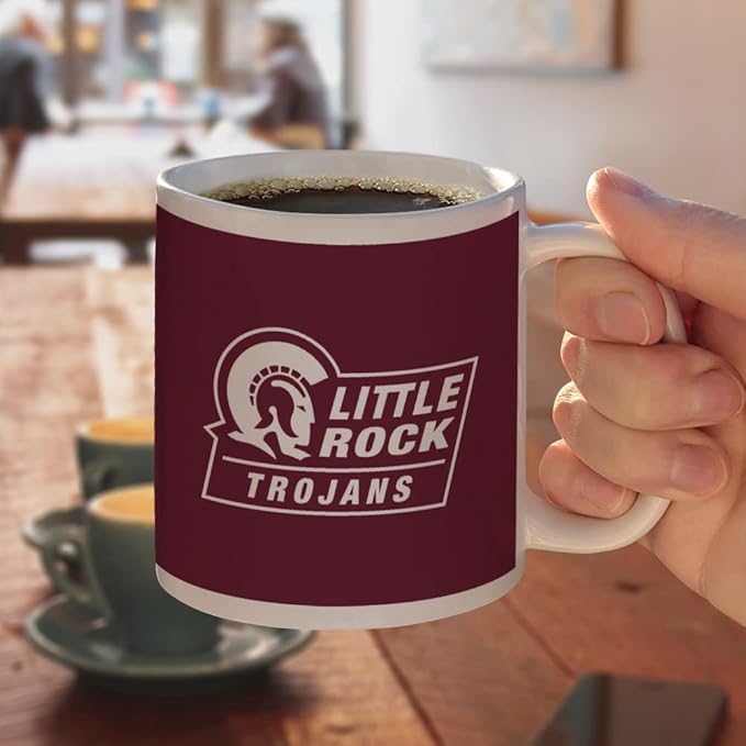 University of Arkansas at Little Rock Primary Logo Ceramic Coffee Mug, Novelty Gift Mugs for Coffee, Tea and Hot Drinks, 11oz, White