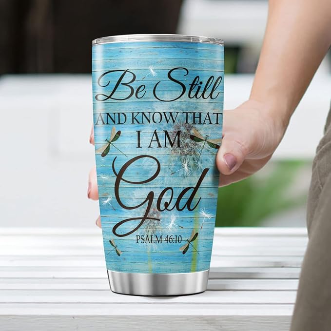 CUBICER Dandelion Tumblers Dandelion Flower Coffee Tumbler Gifts For Religious Christian Girl Mom Women On Birthday Inspiration Mug 20 oz Stainless Cup Travel Cups Insulated Mugs