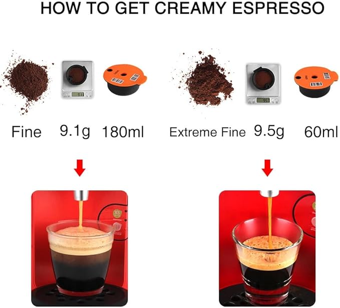 Reusable Coffee Capsules 60ml Expresso Pod Filter For Bos2ch Tassim0oo Tas Maker Compatibility Models For TAS1003GB TAS1401GB Vivy CTPM05UC
