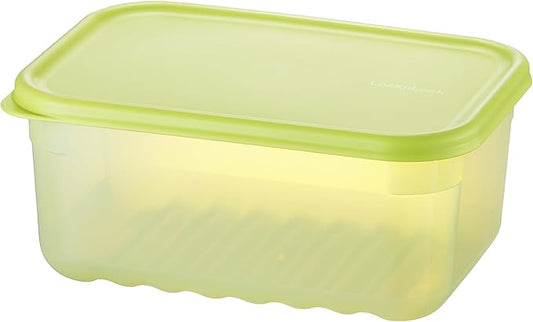 LocknLock HLE5400 Fresh-Block Plastic Food Storage Container with Lid for Fruits, Veggies, Produce, Meal Prep, Leftovers, BPA-Free, Airtight, Leakproof, Microwave, Dishwasher, Freezer-Safe, 1.5L