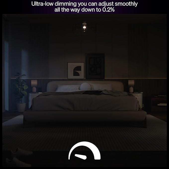 Philips Hue Smart LED A19 Bulb 4-Pack, White Color Ambiance, E26 Base, 7.2W, Full Spectrum Light 1000K-20000K, 810 Lumens, Dimmable, Works with Alexa, Google,& Apple Home