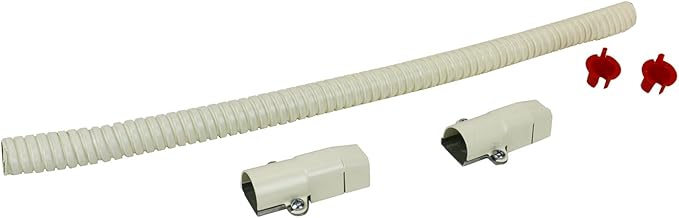 Legrand Wiremold V5700F Metal Raceway for Extending Power, 500 and 700 Series, Flexible Section, Ivory (1 Pack)