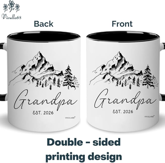 Christmas Gifts For First Time Grandparents, Promoted To Grandma And Grandpa Mugs Est 2026, Grandparents Baby Announcement, Pregnancy Announcement Mug, Grandparent To Be Gifts, New Grandparent Gift