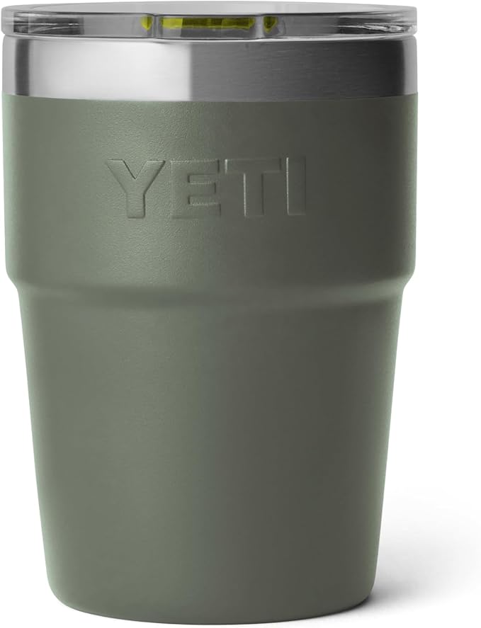 YETI Rambler 16 oz Stackable Tumbler, Vacuum Insulated, Stainless Steel with MagSlider Lid