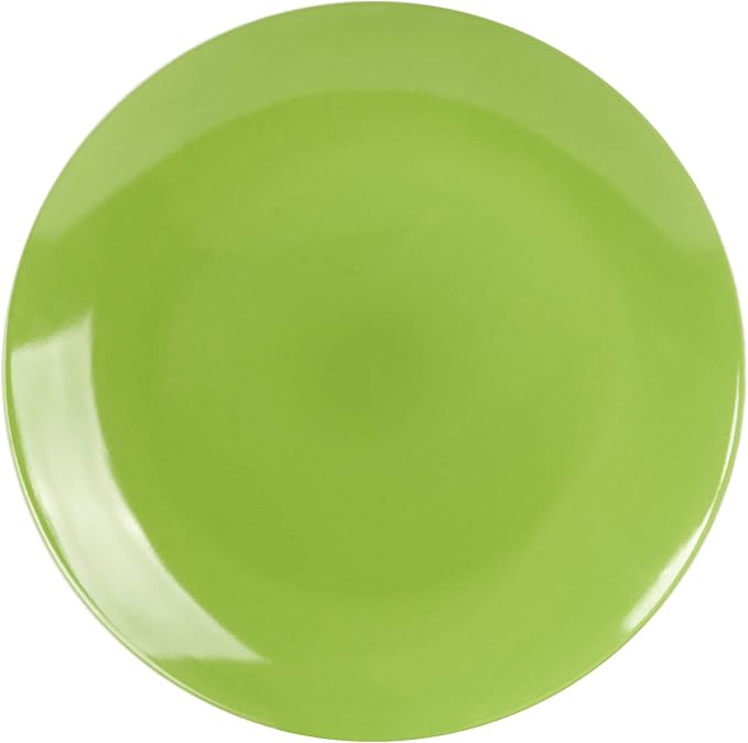 Stoneware Coupe Shape Salad Plate - 8 inch - Set of 6, Very Rose 6 Assorted Colors