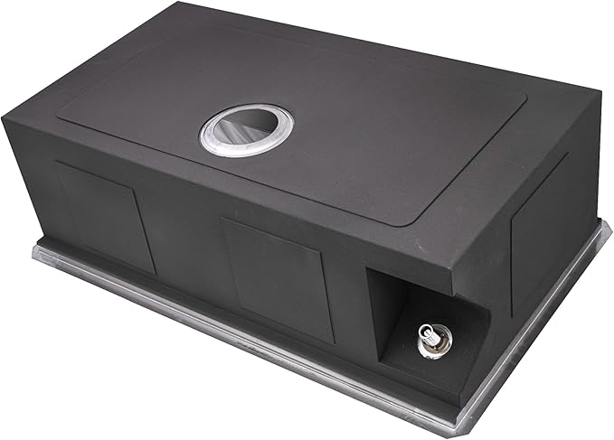 Ruvati 32-inch Undermount 16 Gauge Stainless Steel Kitchen Sink Single Bowl – Glass Rinser Workstation Ledge with Cutting Board, Bottle & Cup Washer, Modern Stainless Finish – RVH8512