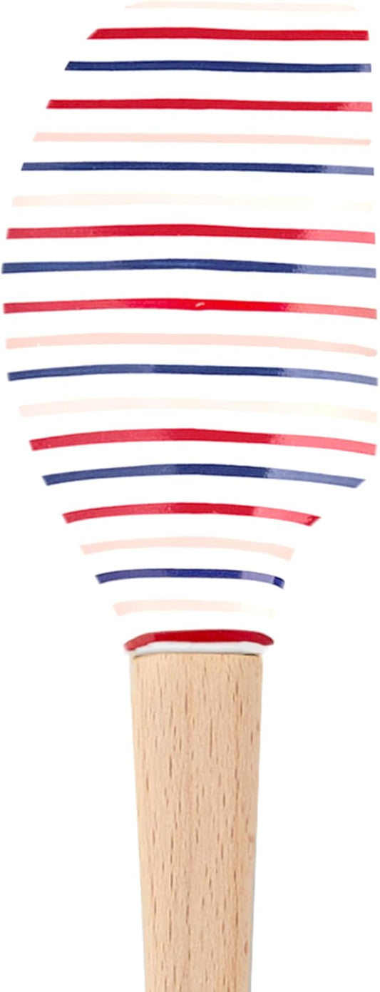 Tovolo Summer Stripes Spatulart Spatula, Kitchen Utensil for Food and Meal Prep, Baking, Mixing, Turning, and More