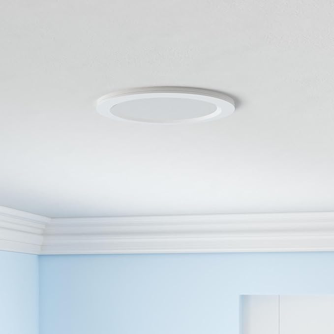 Sunco 6 Pack 6 Inch LED Recessed Light with Night Light, Slim Ceiling Lighting, 1500 Lumens, 15W (110W Equivalent), Selectable CCT 2700K/3000K/4000K/5000K/6000K, Dimmable, Canless with Junction Box.