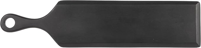 Bloomingville Acacia Wood Cheese and Cutting Board with Round Opening on Handle, Black