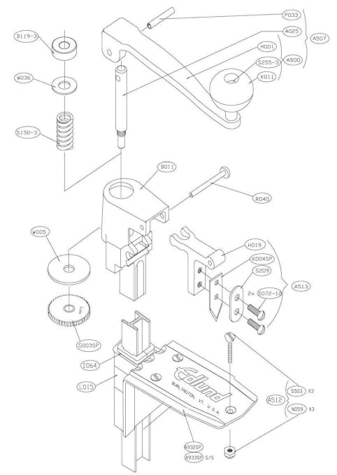 Edlund 11108 'Old Reliable' Heavy Duty Manual Can Opener Kit with Knife and Gear Replacement, Model #1