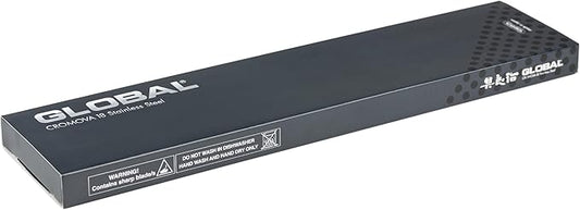 Global 8 inch Flexible Swedish Fillet Knife - Lightweight Japanese Stainless Steel, Razor-Sharp Edge, Made in Japan, G-30